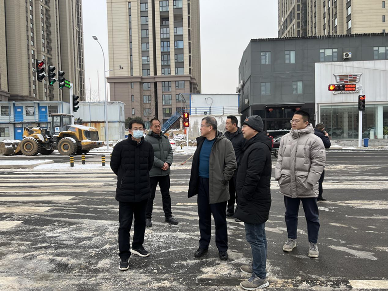 亚搏-亚搏（中国）一站式服务官方网站总经理助理黄志澎到市政道路项目检查指导工作