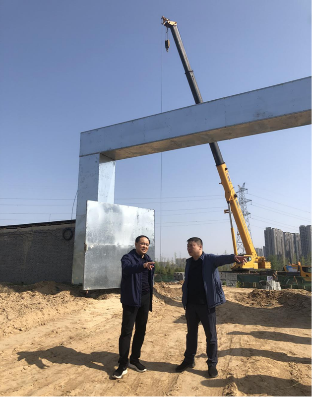 亚搏-亚搏（中国）一站式服务官方网站党委委员、副总经理张岩到侯寨新镇区安置区调研项目建设工作